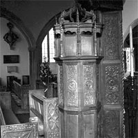 St James Swimbridge - the font